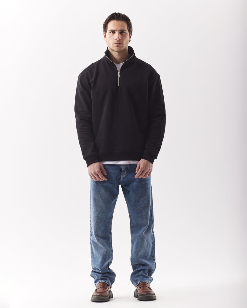 Everyday Half-Zip Sweatshirt Black